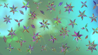 Suluboya, elle çizilmiş. Vadinin yeşil renkli çiçekleri. Eskiz arkaplan modeli. Raster - stok.