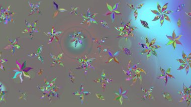 Gri renkli çiçekler. Nazik, narin çiçek arkaplanı. Raster çiçek desenli ve çiçekli..