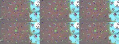 Raster Hip kumaş deseni. Eskiz Vintage Çiçek Deseni.