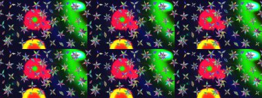 Eskiz arkaplan modeli. Suluboya, elle çizilmiş. Raster hisseleri. Gri üzerine çiçekler.