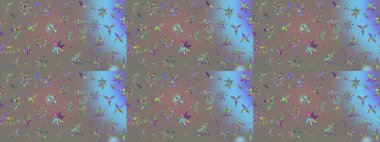 Raster illüstrasyonu. Şatafatlı bahar bahçesi dokusu. Çiçek deseni. Çiçek çizimi arkaplanı.