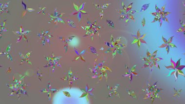 Tekstil tasarımı için gri renkli geleneksel halk çiçekleri buketi. Üzerinde gelincikler ve vadi zambakları olan renkli çiçek desenli nakış..