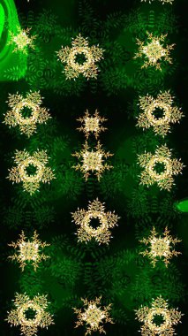 Siyah renkli bitkilerden oluşan parlak çiçekli çizim deseni.