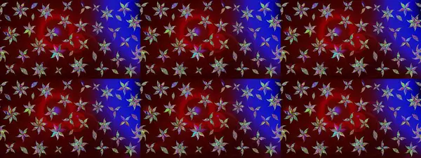 Çiçekler suluboya tarzında kahverengi renkte. Raster illüstrasyonunda çiçek deseni çizimi.