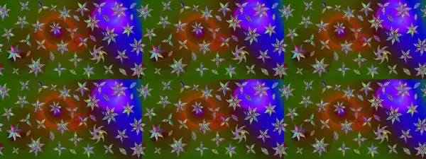 Çiçekli çizim şekli. Renkli Bahar Teması eskiz kalıbı. Düz Çiçek Elementleri Tasarımı. Yeşil renkte çiçekler.