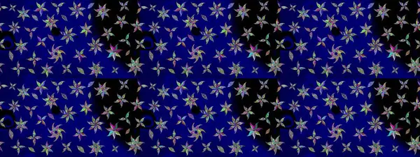 Nazik, narin çiçek arkaplanı. Mavi renkli çiçekler. Raster çiçek desenli ve çiçekli..