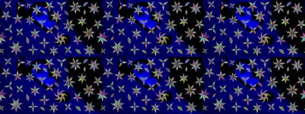 Raster illüstrasyonu. Renkli Bahar Teması eskiz kalıbı. Düz Çiçek Elementleri Tasarımı. Güzel kumaş deseni. Karalama çiçeği. Zentangle soyut çiçekleri.