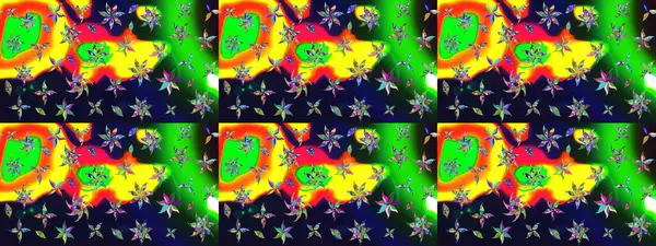 Hoş bir çiçek geçmişi var. Küçük bir çiçekte eskiz deseni. Raster illüstrasyonu. Güzel kumaş deseni.