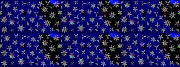 Mavi renkli çiçekler. Küçük çiçekte sevimli çiçek deseni var..