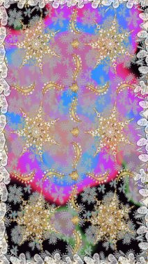 Altın elementlerle nötr renklerde altın desen. Geleneksel oryantasyon süsü. Klasik klasik klasik arka plan. Kusursuz klasik raster altın desenli.