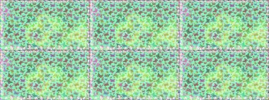 Kelebek desenli güzel çizim tasarımı. Mavi, nötr ve yeşil renkli resimler.