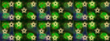 Karla süslenmiş Noel kar taneleri. Noel şenliği geçmişi. Raster illüstrasyonu.