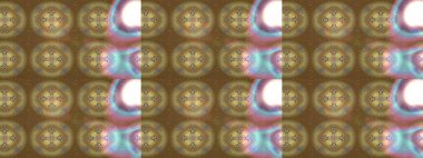 Raster düz çiçekleri pürüzsüz desen. Hediye ambalaj kağıdı, tebrik kartları, posterler ve pankart tasarımı. Kahverengi, nötr ve bej renkli çiçekler.