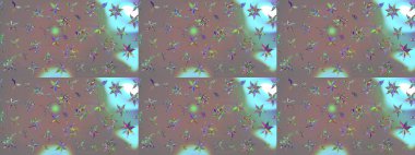 Gri renkli çiçek desenli çizimler, el yapımı papatyalar, papatyalar. Tekrar eden çiçek arkaplanı, zarif gri çiçek duvar kağıdı.