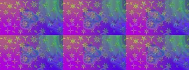 Şirin karalamalı çiçek desenli çizim. Raster illüstrasyonu. Raster illüstrasyonu. Eskiz tarzı menekşe rengi. El yapımı çiçek ve bitki koleksiyonu.