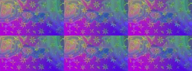 Arkaplan dokusu, duvar kağıdı, mor renkli çiçek teması. Kabile sanatı boho baskısı, klasik çiçek arkaplanı. Soyut etnik raster çizim kalıbı.