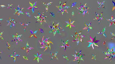 Soyut etnik raster çizim kalıbı. Arkaplan dokusu, duvar kağıdı, çiçek temalı gri renkler. Kabile sanatı boho baskısı, klasik çiçek arkaplanı.