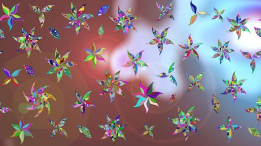 Dekorasyon ve tasarım için güzel bir desen. Raster illüstrasyonu. Çiçeğin suluboya çizimlerinin mükemmel deseni. Eski model. Suluboya çizim kalıbı. Moda yazdırma.