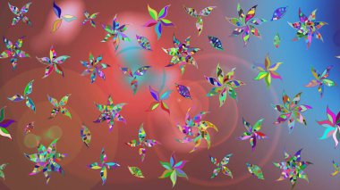 Tatil havası. Nazik romantik baskı. Bahar mevsimi. Raster güzel bir çiçek deseni çiziyor..