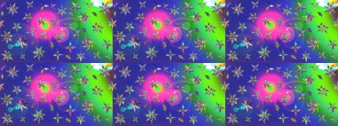 Bahar mevsimi. Nazik romantik baskı. Raster güzel bir çiçek deseni çizmiş. Tatil havası..