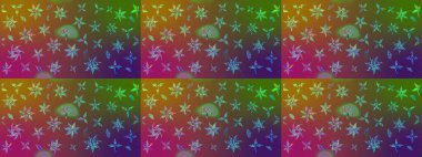 Raster illüstrasyonu. Kumaş, duvar kağıdı ve kağıt üzerine baskı yapmak için gelişen arka plan. Eski usul küçük çiçekli şirin bir eskiz deseni. Moda arka planında parlak buketler.