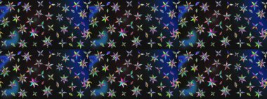 Hediye ambalaj kağıdı, tebrik kartları, posterler ve pankart tasarımı. Raster düz çiçek çizim deseni. Gri renkli çiçekler.