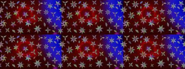 Kahverengi renkli çiçekler. Raster illüstrasyonu. Çizim çiçek deseni duvar kağıdı için kullanılabilir.