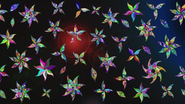 Eskiz arkaplan modeli. Raster - stok. Yapraklı çiçekler ve kır çiçekli papatya çayı..