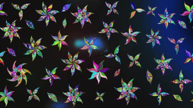 Tekrar eden çiçek arkaplanı, zarif gri çiçek duvar kağıdı. Gri renkler üzerine çiçek desenli çizimler, el yapımı papatyalar, papatyalar..