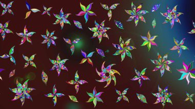 Simple cute pattern in small-scale flowers. Raster illustration. Floral sketch background for textile or book covers, manufacturing, wallpapers, print, gift wrap and scrapbooking.