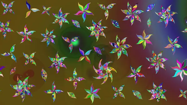 Yumuşak pamuk tasarımı. Yumuşak fayans. Klasik çiçek desenli. Raster 'ın taze dokusu. Paketleme, tekstil, duvar kağıdı için çiçek arkaplanı.