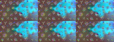 Raster Hip kumaş deseni. Eskiz Vintage Çiçek Deseni.