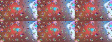 Kahverengi renkli çiçek desenli eskiz, el yapımı papatyalar, papatyalar. Tekrar eden çiçek arkaplanı, zarif kahverengi çiçek duvar kağıdı..