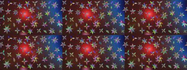 Kahverengi renklerde bahar çiçekleri. Raster çiçekleri klasik tarzda çizilmiş. Çiçekli yumuşak bir eskiz şekli. Raster illüstrasyonu.