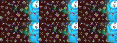 Modaya uygun kumaş deseni. Düz Çiçek Elementleri Tasarımı. Sevimli çiçek raster deseni. Renkli Yaz Teması çizim şablonu.