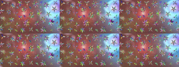 Raster illüstrasyonu. Egzotik çiçekler, kahverengi renklerde botanik, parlak, klasik bir doğa. Klasik tropikal doğal elementlerin suluboya seti.