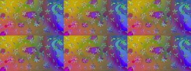 Botanik çizim kalıbı. Organik elementler. Raster deseni. Suluboya etkisi.