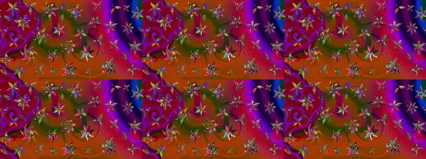 Çiçekler suluboya tarzında kahverengi renkte. Kahverengi renkte çiçekler olan çiçek deseni çiz.