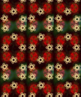 Raster illüstrasyonu. Raster Noel soyut renkli arka plan ve düşen kar tanesi. Kar tanesi arkaplanı.