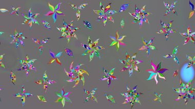 Eski usul. Tomurcukları çiçek olan sevimli bir çiçek deseni. Eskiz geçmişi. Kumaş, tekstil, duvar kağıdı baskısı için. Raster illüstrasyonu. Raster..