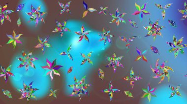 Eskiz modeli etnik tasarım. Çiçekleri, deniz kabukları, mandalaları ve suluboya efektleriyle donanma geçmişi. Yatak çarşafları, ceket, paket tasarımı, kumaş ve moda kavramları için tekstil baskısı.