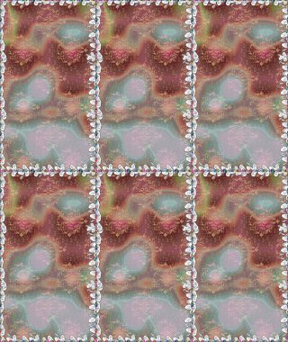 Gri renklerde. Raster illüstrasyonu. Raster illüstrasyonundaki çiçek desenli çizim. Güzel kumaş deseni.