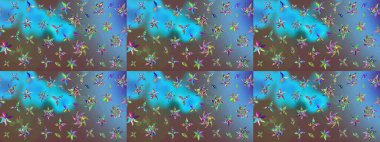 Çiçek arkaplan. Güzel kumaş deseni. Çizim raster deseni.