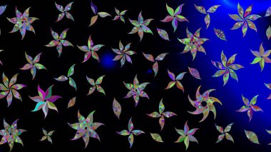 Güzel suluboya yaz çiçekleri deseni..