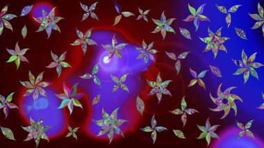 Klasik taslak çizimi. Çiçek rengi eskiz deseni. Raster çiçek izi..