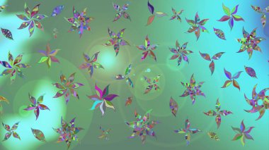 Çiçek arkaplan. Raster illüstrasyonu. Suluboya çiçek buketi. Çiçekli tebrik kartı. Doğum günü kartı ya da düğün davetiyesi. Yeşil renklerde.