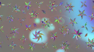 Raster Güzel kumaş deseni. Raster suluboya deseni, narin çiçekler, gri çiçekler, tebrik kartı şablonu..