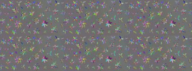 Çiçek. Taslak dekoratif arka plan, çiçek mandala. Raster illüstrasyonu. Gri renklerde.