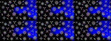 Renkli Yaz Temalı eskiz kalıbı. Siyah renkli çiçekler. Düz Çiçek Elementleri Tasarımı. Çiçekli retro deseni çiz.