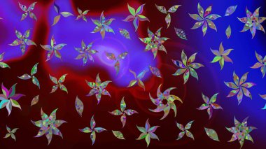 Güzel kumaş deseni. Güzel suluboya yaz çiçekleri deseni..